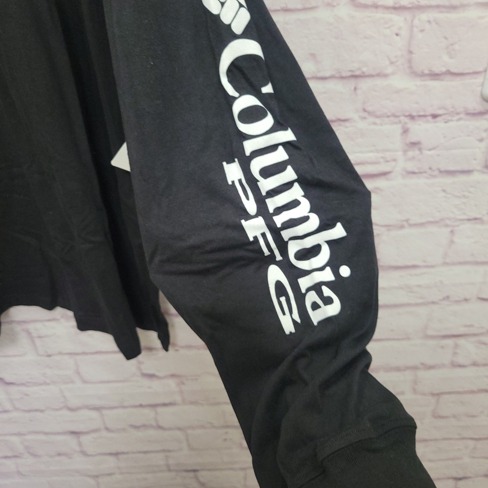NEW Columbia PFG Black Graphic Tee Shirt Mens 5X Long Sleeve Outdoor Gorpcore - Picture 5 of 10
